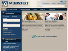 Tablet Screenshot of mwrbank.com